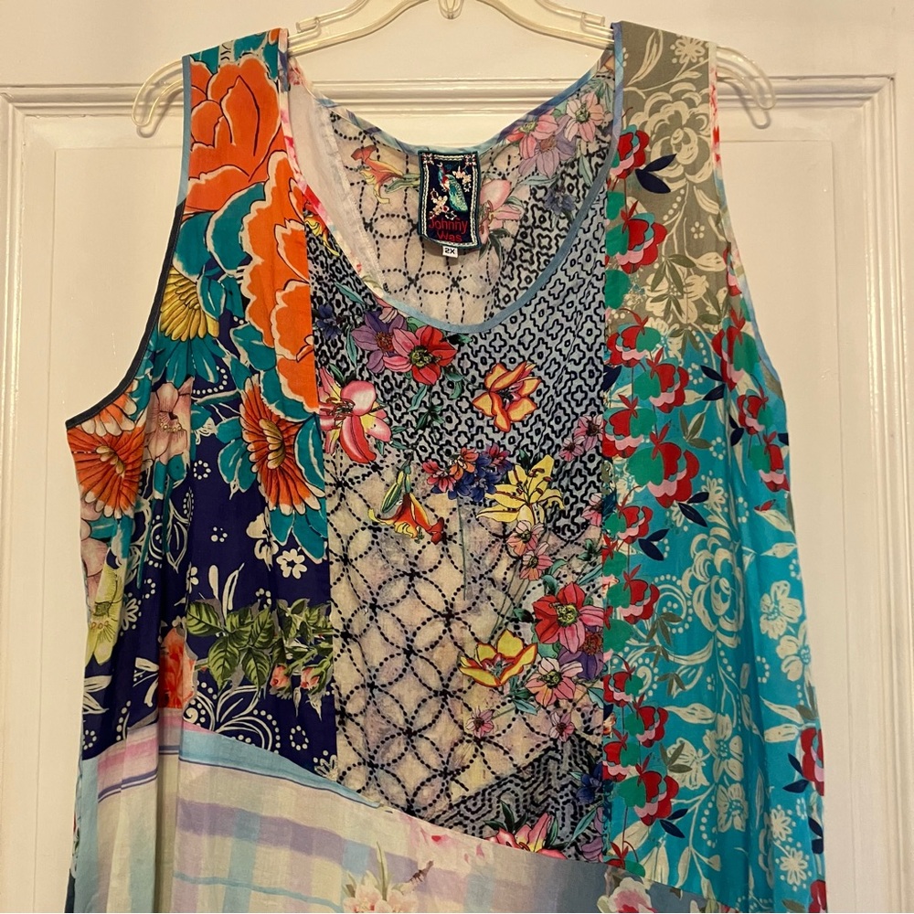 Johnny Was Patchwork Floral Maxi - image 5